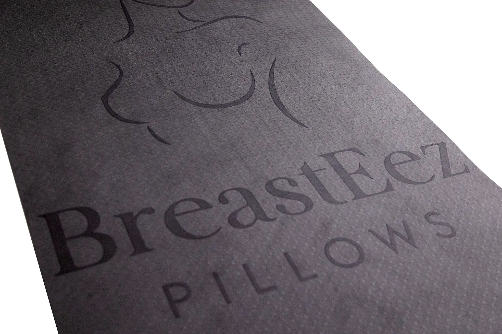 BreastEez yoga mat detail highly durable and comfortable in black