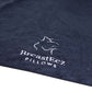 BreastEez yoga towel super absorbent non slip and quick drying navy detail close up