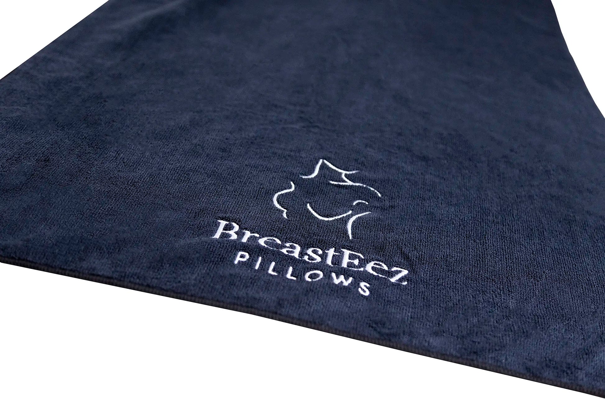 BreastEez yoga towel super absorbent non slip and quick drying navy