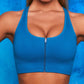 Yoga and Fitness Bra- Zip Front